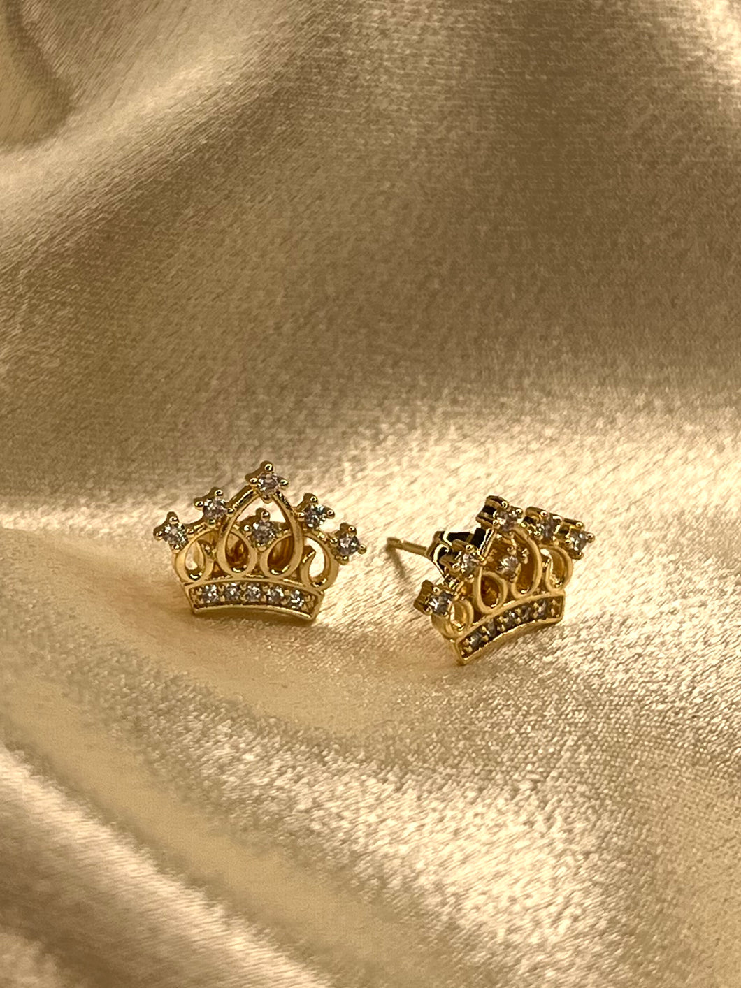 Crown Stud Earrings