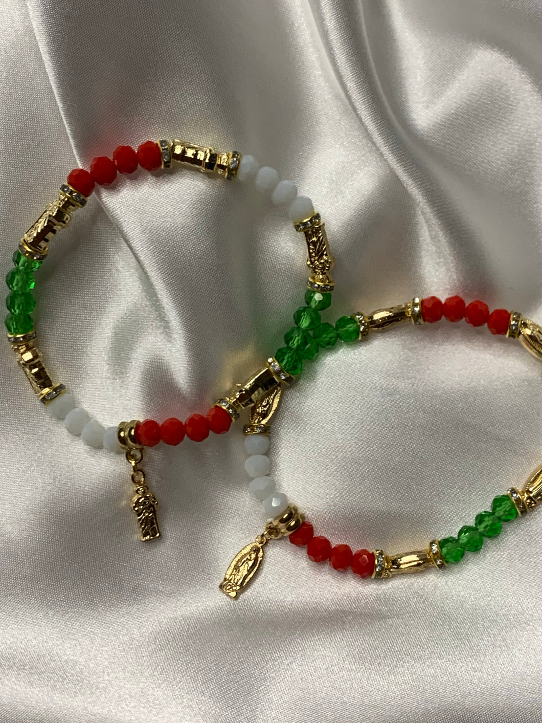 Mexican San Juditas & Virgencita Bracelet