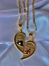 Load image into Gallery viewer, El Tóxico &amp; La Tóxica Heart Necklace
